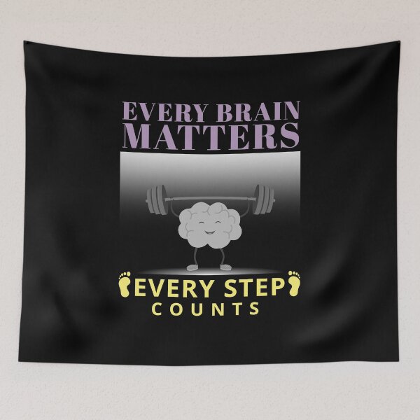Item preview, Alzheimer's Awareness - Every Brain Matters, Every Step Counts  designed and sold by WGBTee.