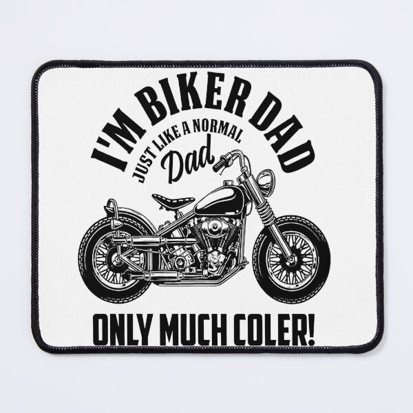 Item preview, Funny Biker Dad - Cooler Than a Normal Dad designed and sold by MyFishka.