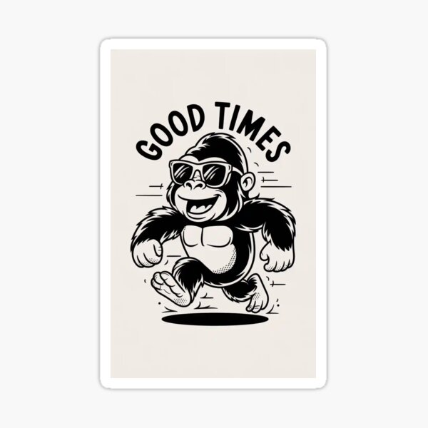 Item preview, Happy Gorilla designed and sold by Pixel Dynamo.