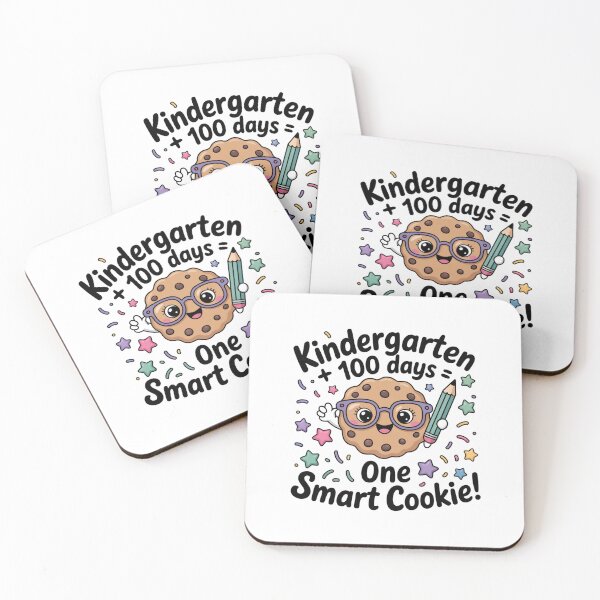 Item preview, Kindergarten 100 Days of School – One Smart Cookie Teacher Student T‑Shirt designed and sold by podlook.