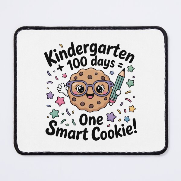 Item preview, Kindergarten 100 Days of School – One Smart Cookie Teacher Student T‑Shirt designed and sold by podlook.