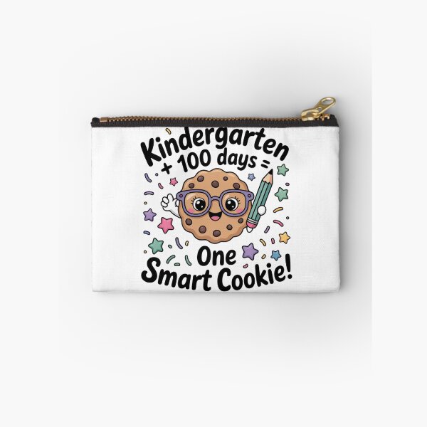 Item preview, Kindergarten 100 Days of School – One Smart Cookie Teacher Student T‑Shirt designed and sold by podlook.