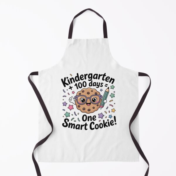Item preview, Kindergarten 100 Days of School – One Smart Cookie Teacher Student T‑Shirt designed and sold by podlook.