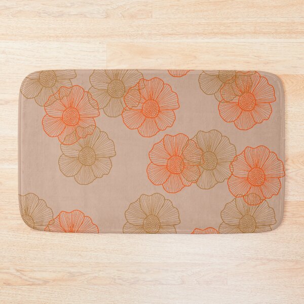 Item preview, Hawaii Tropical Flowers Orange Nude designed and sold by Maussa Ivimas.