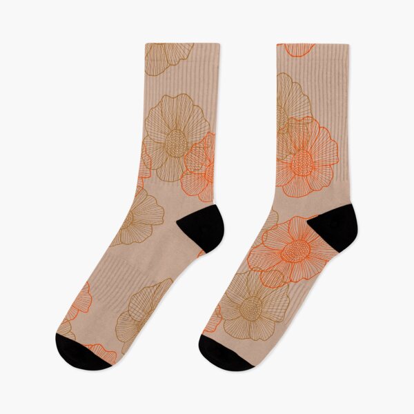 Item preview, Hawaii Tropical Flowers Orange Nude designed and sold by Maussa Ivimas.
