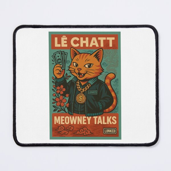 Item preview, L8NKED Meowney Talks  designed and sold by L8nked.