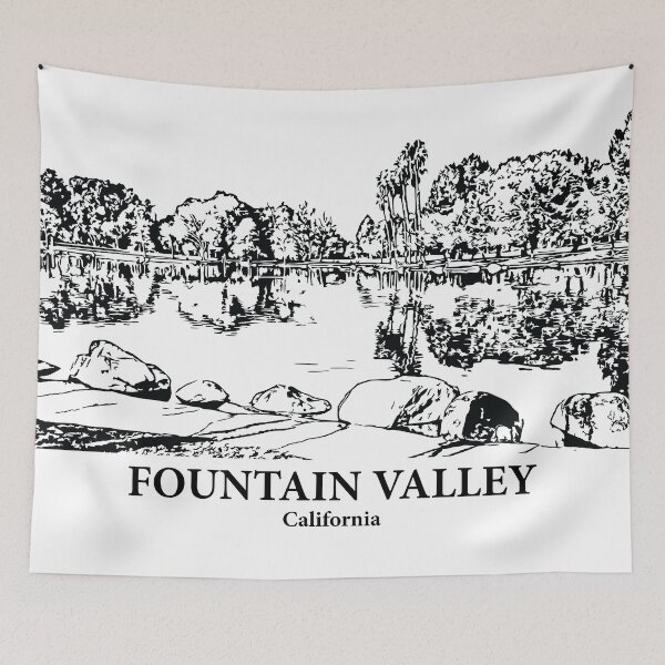 Item preview, Fountain Valley - California designed and sold by Lakeric Cityscapes.
