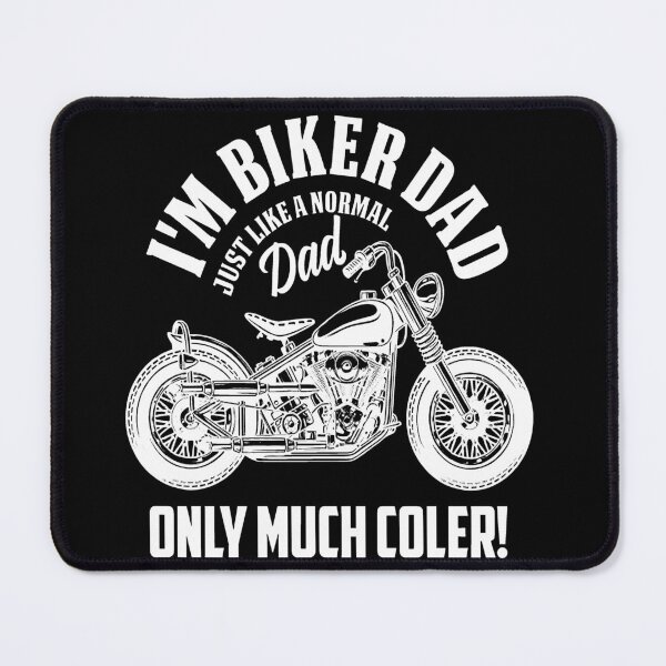 Item preview, Copy of Funny Biker Dad - Cooler Than a Normal Dad designed and sold by MyFishka.