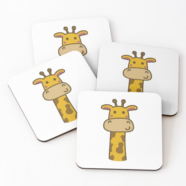 Item preview, Smiley Giraffe – Tall, Cute & Full of Charm designed and sold by CanSparkleArt.