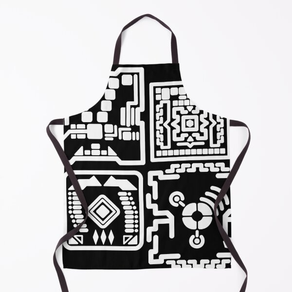Item preview, Abstract Geometric Forms Gears Noir designed and sold by Cristiano Lin.