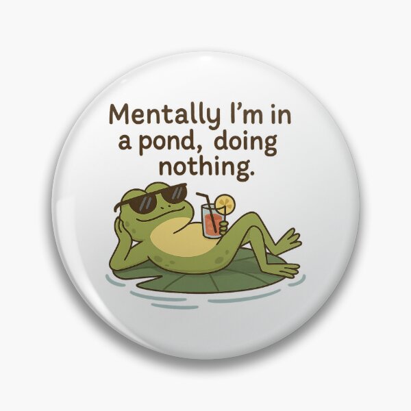 Item preview, Relaxed Frog: Don't talk to me today designed and sold by DarkTonight.