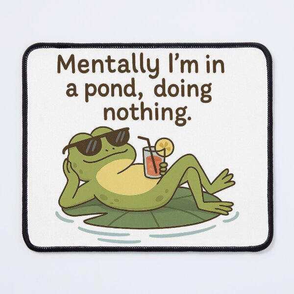Item preview, Relaxed Frog: Don't talk to me today designed and sold by DarkTonight.