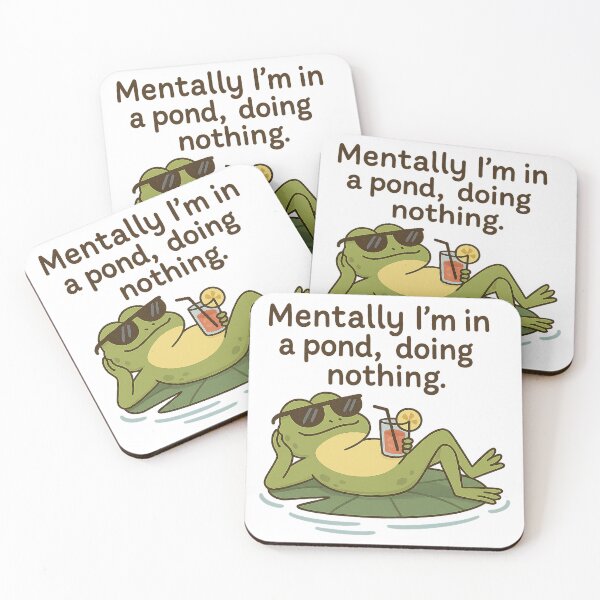 Item preview, Relaxed Frog: Don't talk to me today designed and sold by DarkTonight.