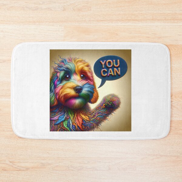 Item preview,  Hyperrealist cockapoo encourages: You Can designed and sold by BAYE2025.