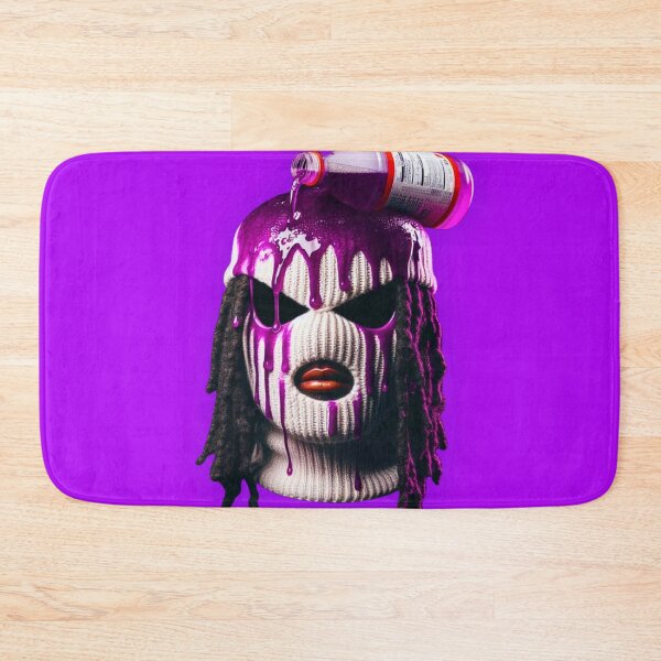 Item preview, Purple Drip Surreal Ski Mask Street Art Design designed and sold by WHITE FLAME PRINTS.