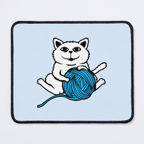 Item preview, Cat ball wool thread ball of wool sewing knitting designed and sold by shirt-o-mat.