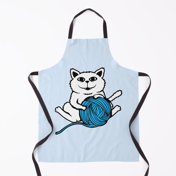 Item preview, Cat ball wool thread ball of wool sewing knitting designed and sold by shirt-o-mat.