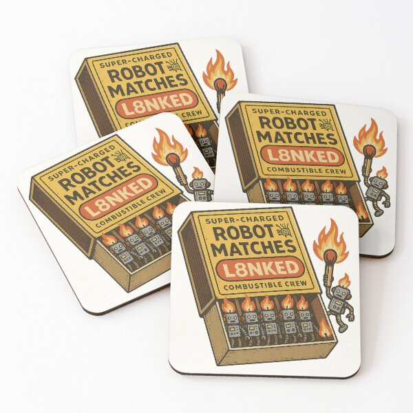 Item preview, L8NKED Robo Matches  designed and sold by L8nked.