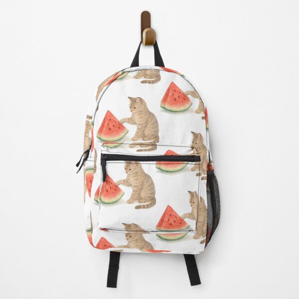 Item preview, Cat and watermelon designed and sold by mayhaku.
