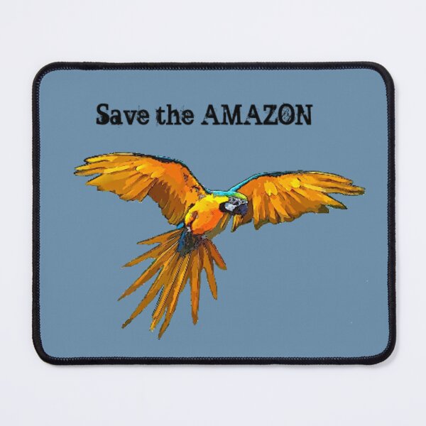 Item preview, Save the Amazon Rainforest • Colorful Parrot Conservation Design designed and sold by fairmaiden7.
