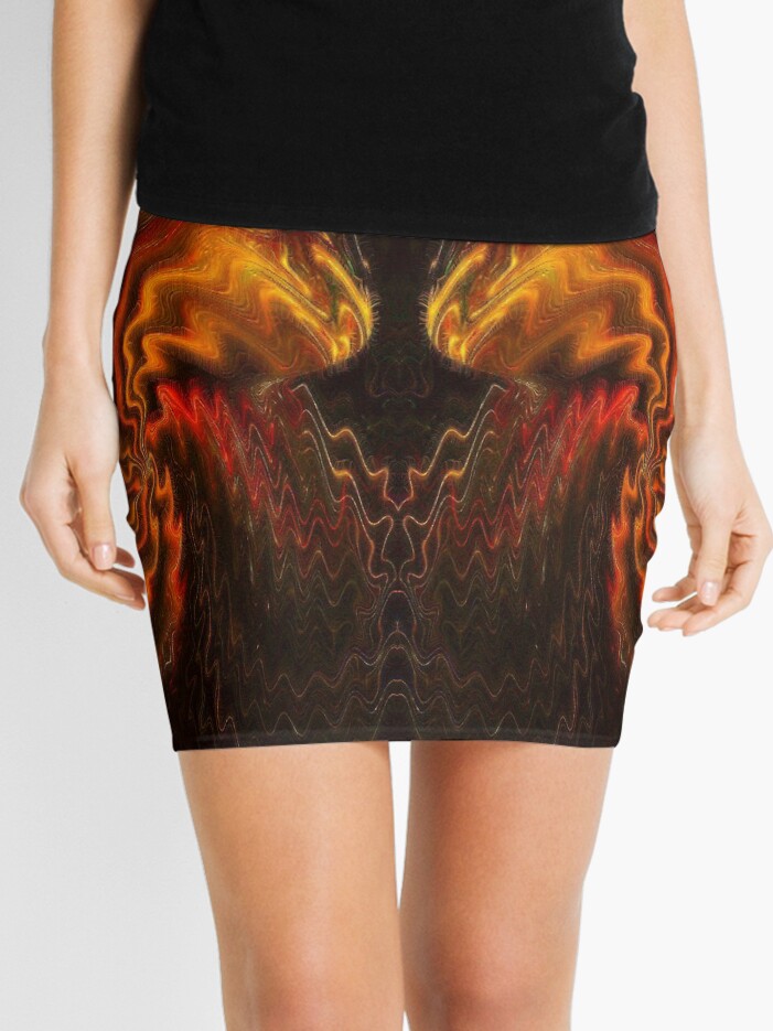 Thumbnail 1 of 4, Mini Skirt, Dragons is Dragons. designed and sold by Hound-B.