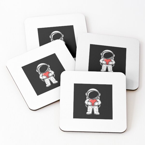 Item preview, An astronaut with a heart designed and sold by Pixel Dynamo.