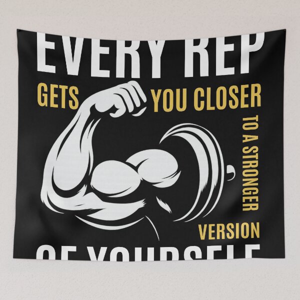 Item preview, EVERY REP GETS YOU CLOSER TO A STRONGER VERSION OF YOURSELF designed and sold by masterAi.
