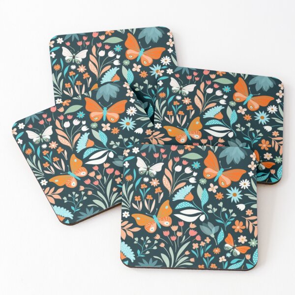 Item preview, butterfly and flowers designed and sold by pksart1.