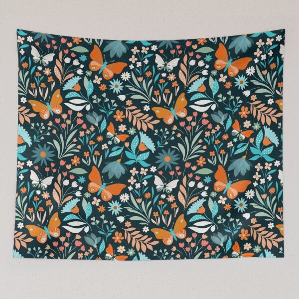 Item preview, butterfly and flowers designed and sold by pksart1.