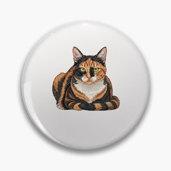 Item preview, tortieshell cat designed and sold by creativechaster.