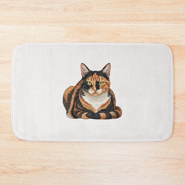 Item preview, tortieshell cat designed and sold by creativechaster.