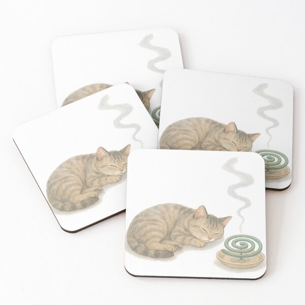 Item preview, Cat and mosquito coil designed and sold by mayhaku.