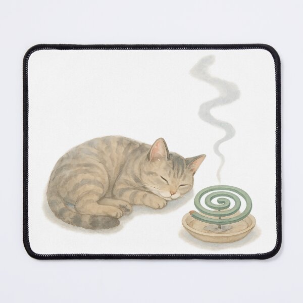 Item preview, Cat and mosquito coil designed and sold by mayhaku.