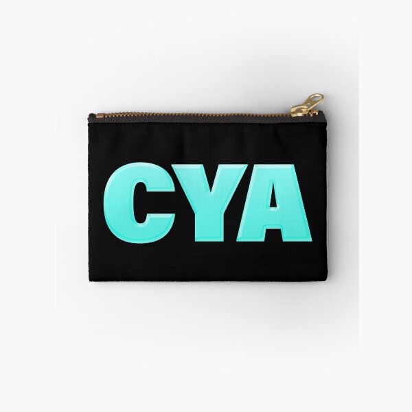 Item preview, Cya in Turquoise Big Bold designed and sold by Memes N Lore .