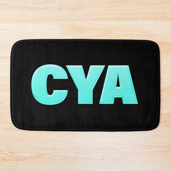 Item preview, Cya in Turquoise Big Bold designed and sold by Memes N Lore .