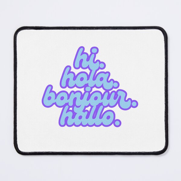 Item preview, “Hi” In 4 Different Languages designed and sold by AzhPrintShop.