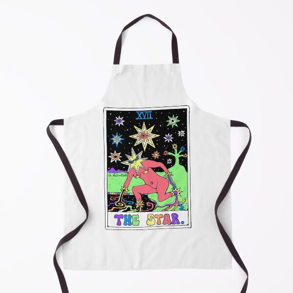 Item preview, The Star Tarot Rainbow Surrealism Outer Space Illustration Art designed and sold by Intergalactic Unicorn: Art by Anna Schmidt.