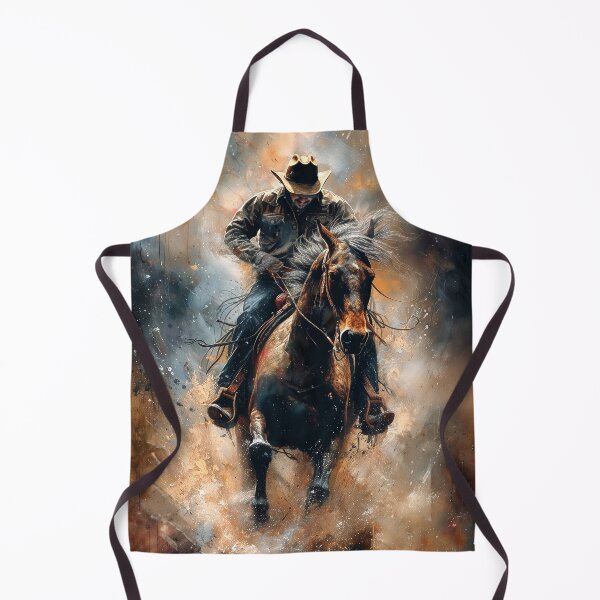 Item preview, Dust Storm - Horses and Cowboys designed and sold by Christina Brunton Art.
