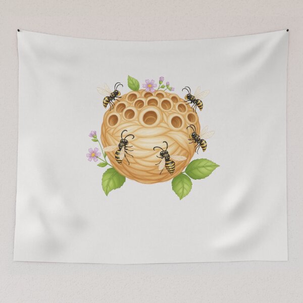 Item preview, wasp nest designed and sold by creativechaster.