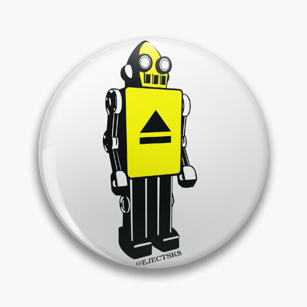 Item preview, yellow robot designed and sold by EjectSk8.