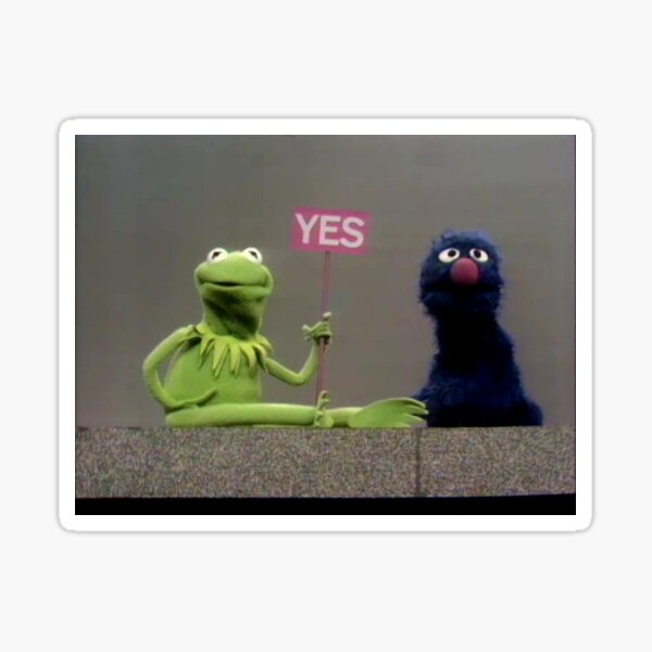 Item preview, sesame street inspired YES  designed and sold by muppetbecca.