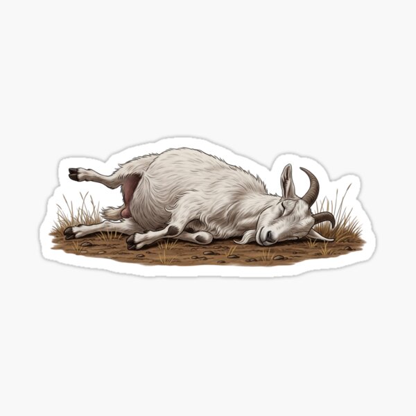 Item preview, fainting goats designed and sold by creativechaster.