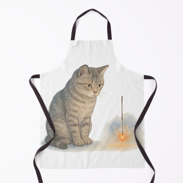 Item preview, Cat and sparkler designed and sold by mayhaku.