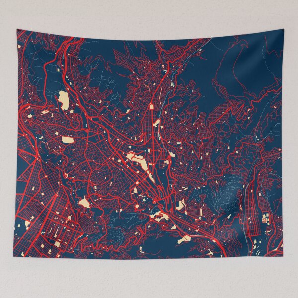 Item preview, La Paz City Map of Bolivia - Hope designed and sold by deMAP.