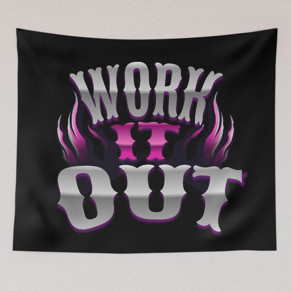Item preview, AESPA dirty work it out typography Morcaworks designed and sold by Morcawork.