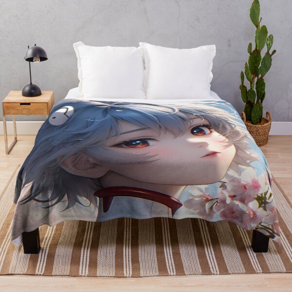 Item preview, Rei Ayanami Sakura Wisteria Soft Neon Genesis Evangelion Anime designed and sold by mildaclairmo.
