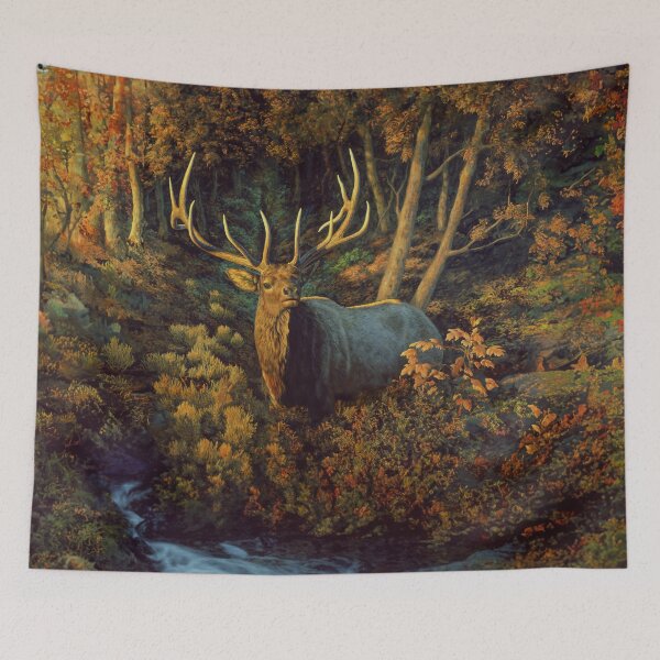 Item preview, Rocky Mountain Bull Elk in Autumn designed and sold by csforest.