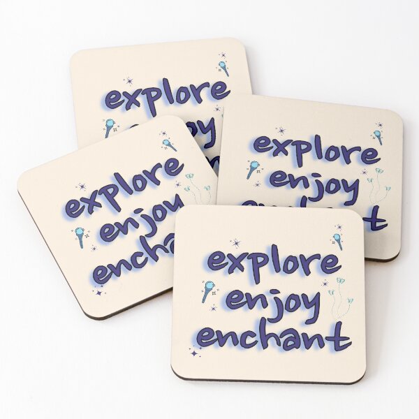Item preview, Explore, enjoy, enchant designed and sold by andrasdesignssss.