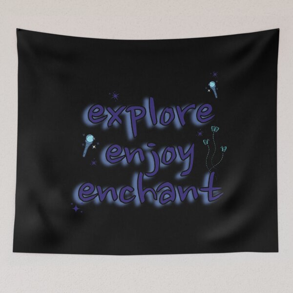 Item preview, Explore, enjoy, enchant designed and sold by andrasdesignssss.