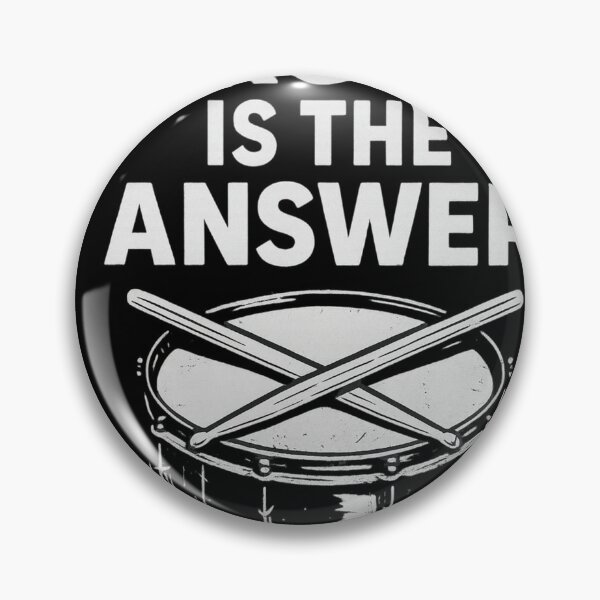 Item preview, Drums is the answer designed and sold by musicianteez.